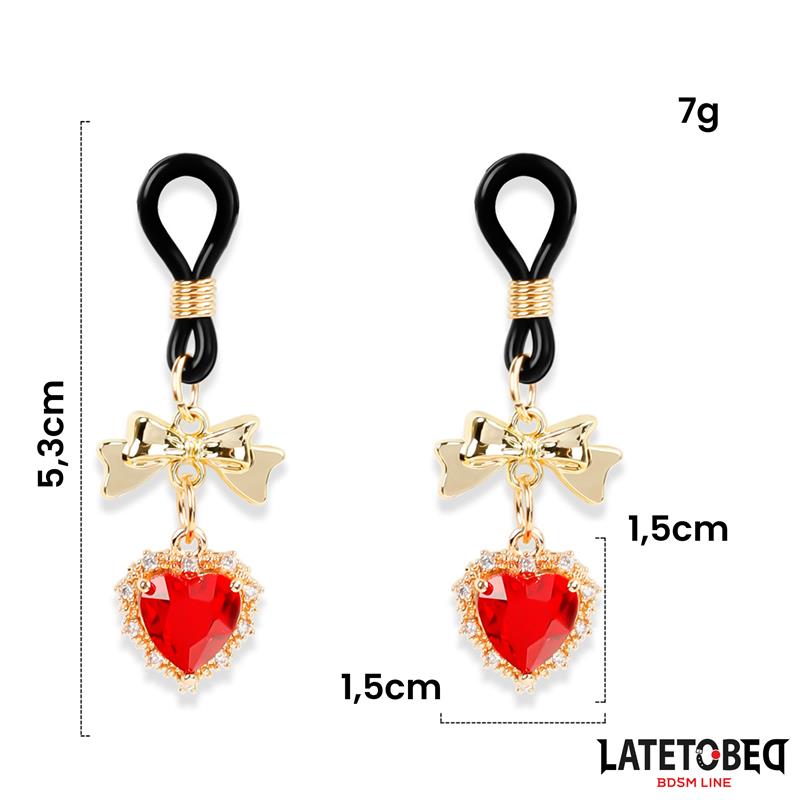 Gem Pendant nipple clamps – Image 4