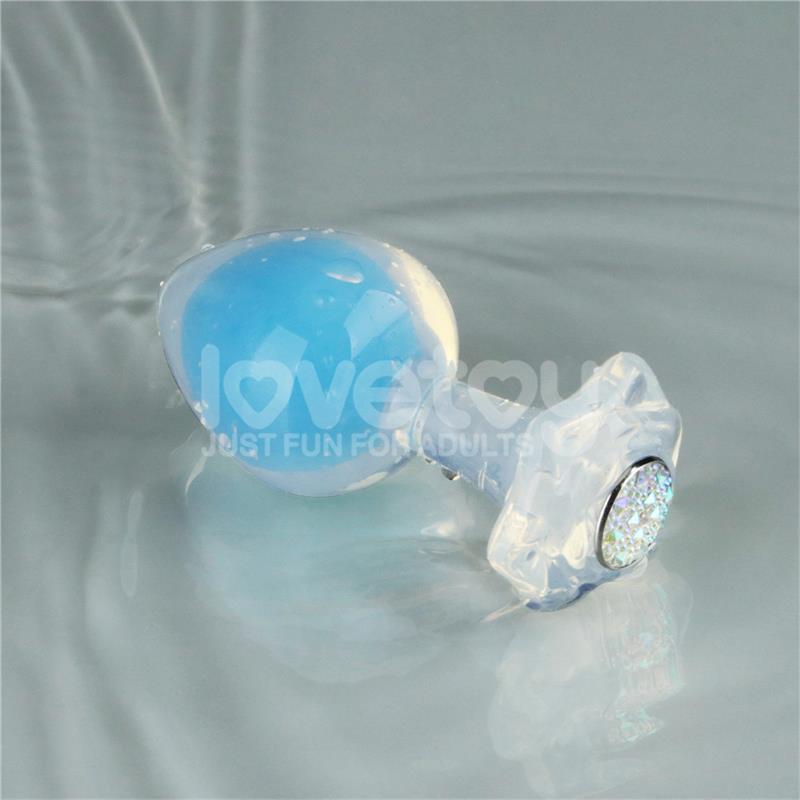 Gemoria Silicone Butt Plug Internal Steel Ball Glow in the Dark – Image 13