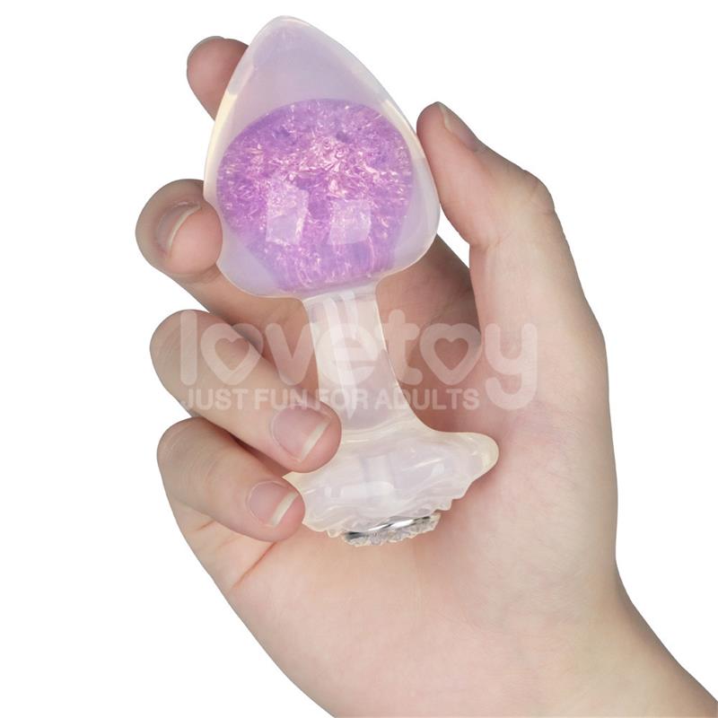 Gemoria Silicone Butt Plug with Crystal Sphere – Image 10