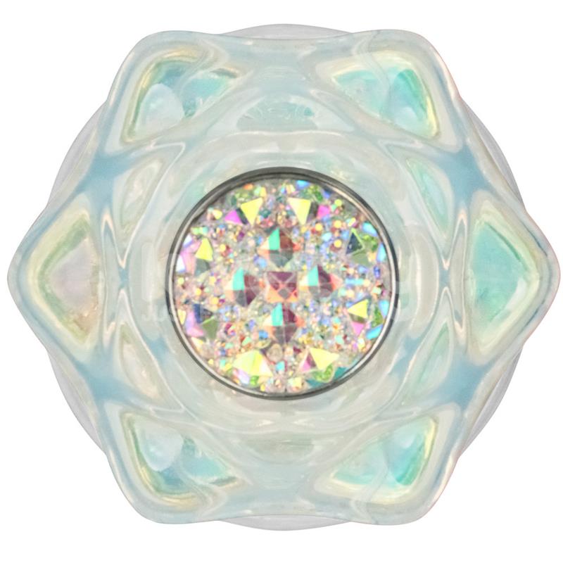 Gemoria Silicone Butt Plug with Crystal Sphere Multicolor – Image 5
