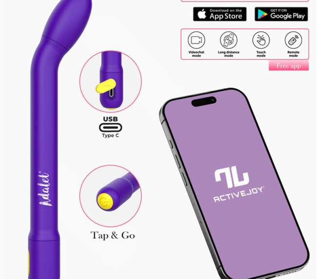 Gently G-Point Vibrator with APP Purple