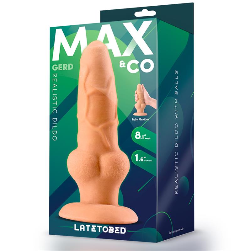 Gerd Realistic Dildo with Testicles 8.1 Flesh – Image 4
