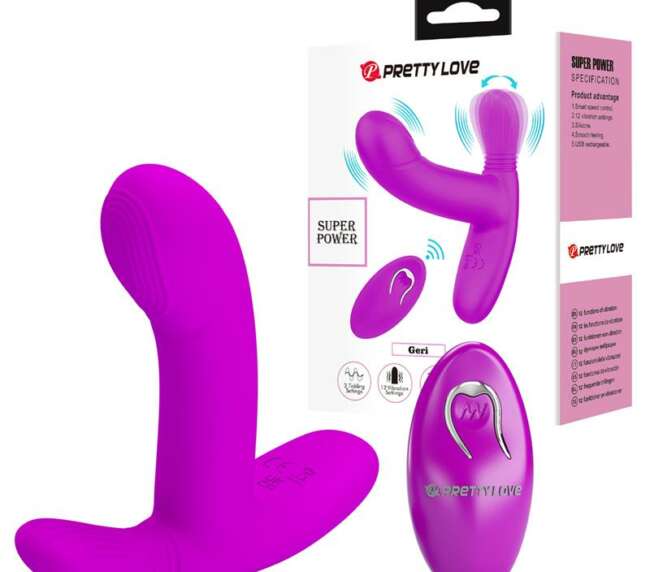 Geri Licking and Vibrating Massage with Remote