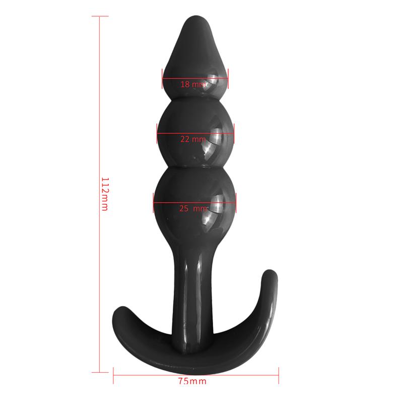 Gevil Anchor Butt Plug Black – Image 5