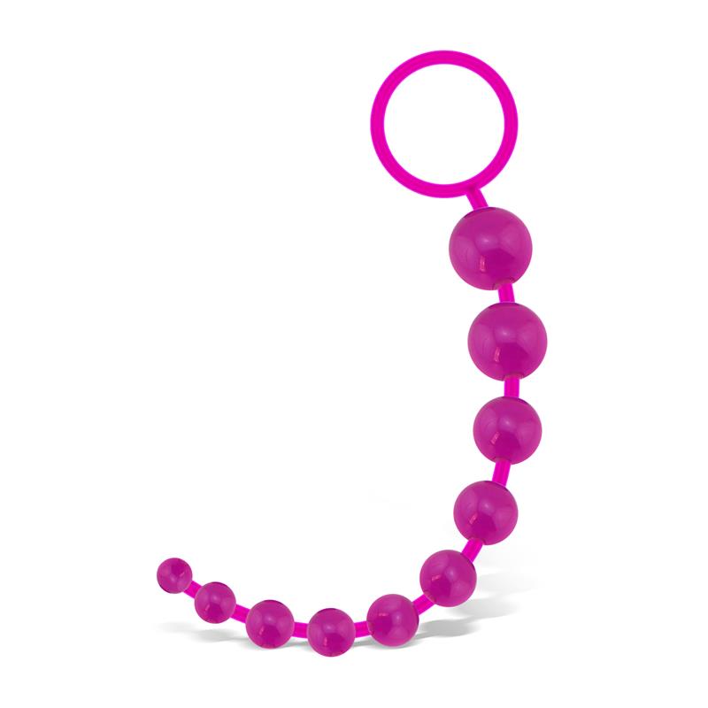 G.Flex Bendable Thai Anal Beads Pink – Image 3