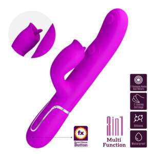 Gigi Vibrator Licking and Thumping Fuchsia
