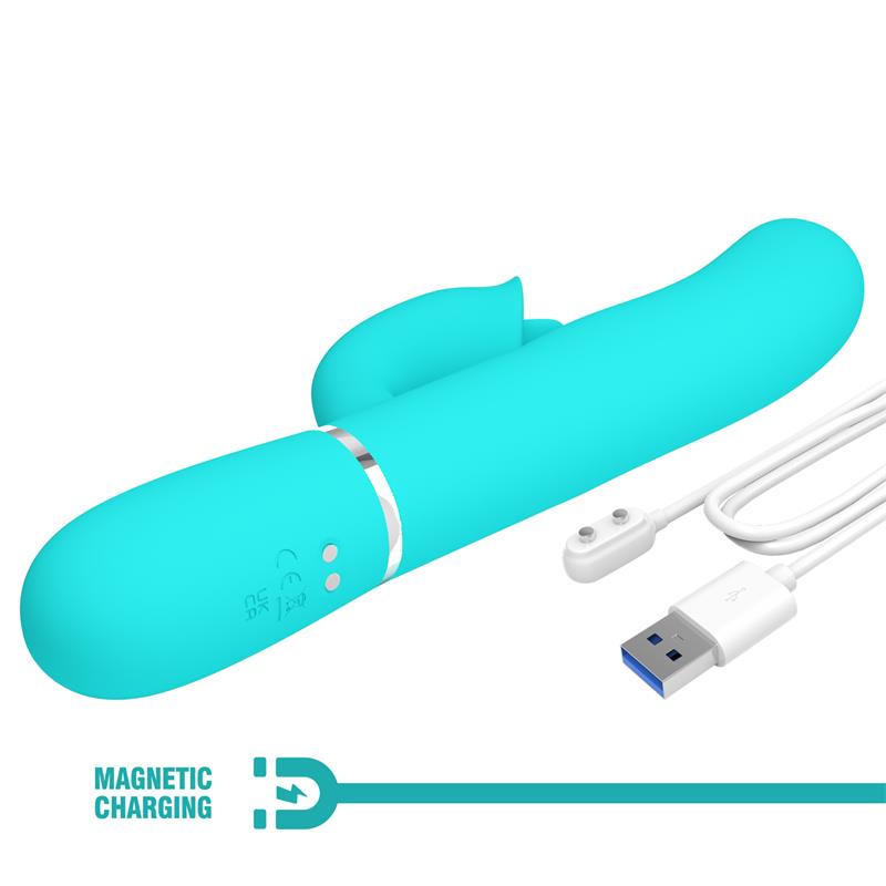 Gigi Vibrator Licking and Thumping Turquoise – Image 5
