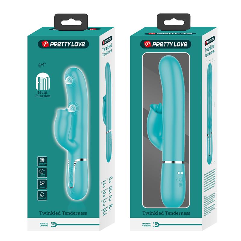 Gigi Vibrator Licking and Thumping Turquoise – Image 7