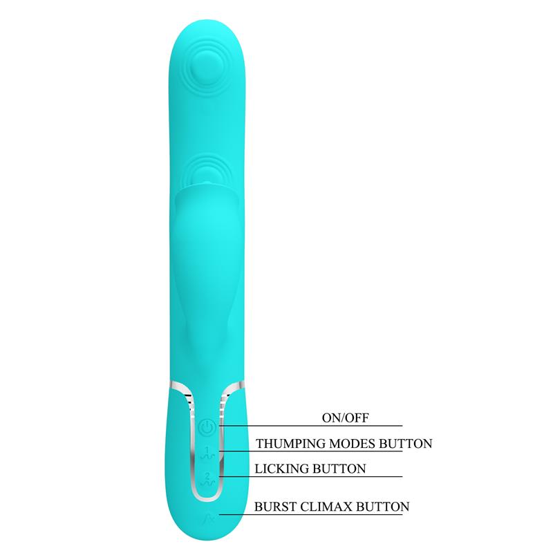 Gigi Vibrator Licking and Thumping Turquoise – Image 11