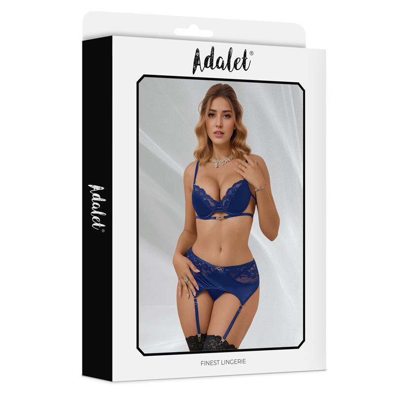 Giselle Garter Set Blue – Image 4
