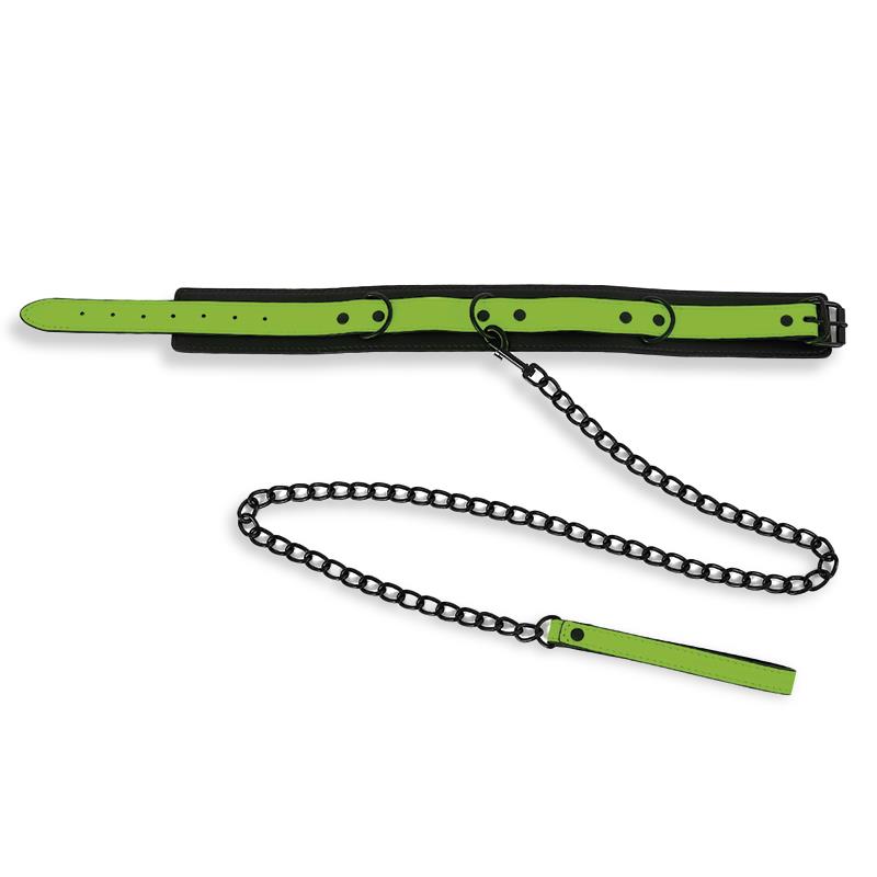 Glow in the Dark Collar with Leash – Image 3