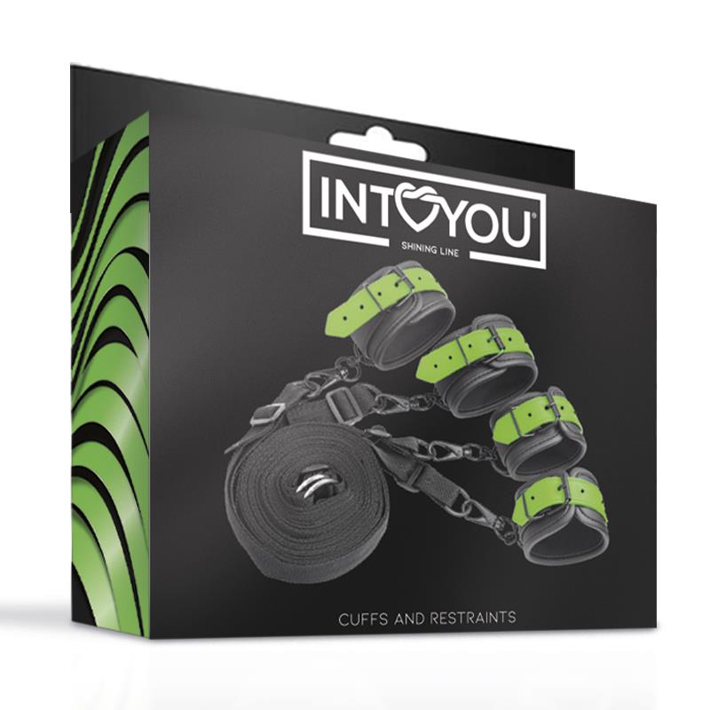 Glow in the Dark Cuffs and Restraints Bed Set – Image 3