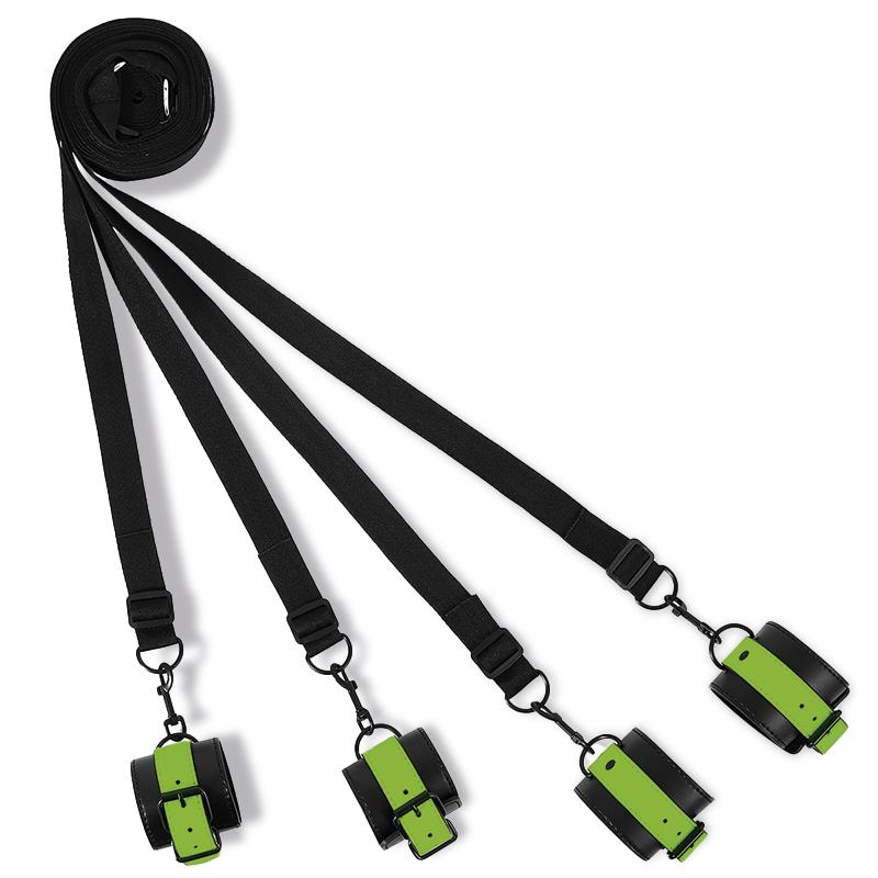 Glow in the Dark Cuffs and Restraints Bed Set – Image 4