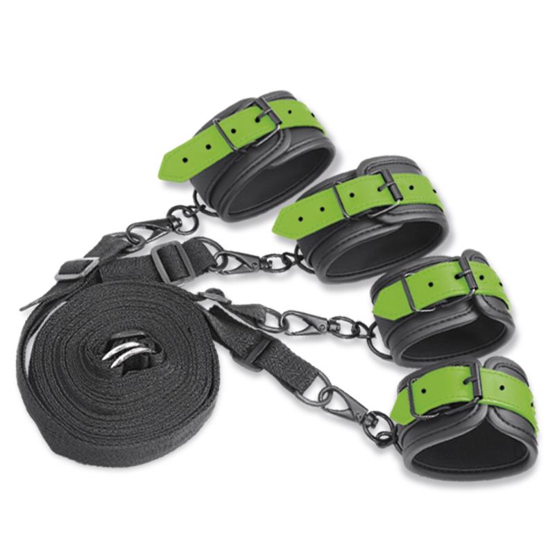 Glow in the Dark Cuffs and Restraints Bed Set – Image 6