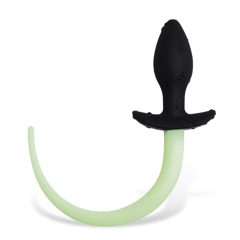Glow in the Dark Dog Tail Butt Plug – Image 3