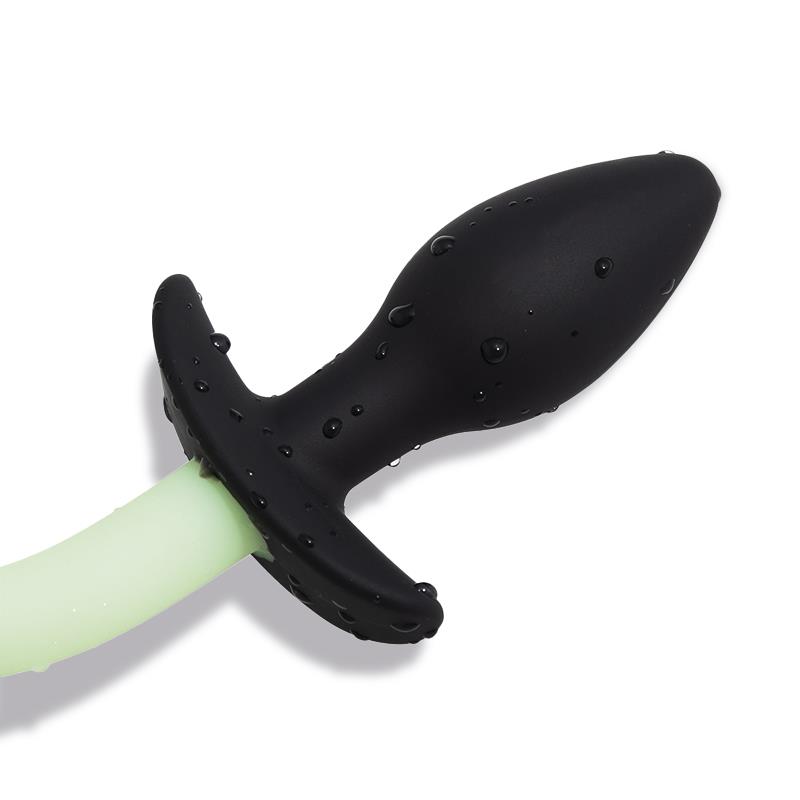 Glow in the Dark Dog Tail Butt Plug – Image 4