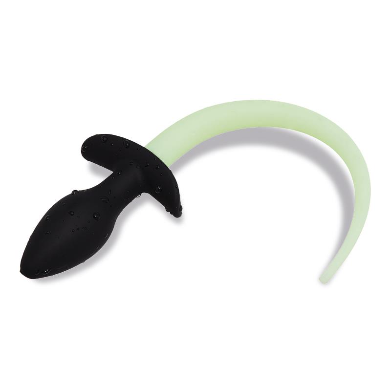 Glow in the Dark Dog Tail Butt Plug – Image 6