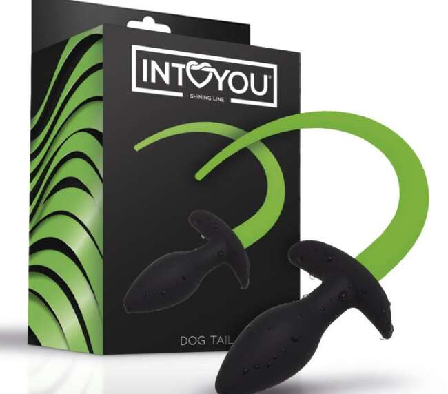 Glow in the Dark Dog Tail Butt Plug