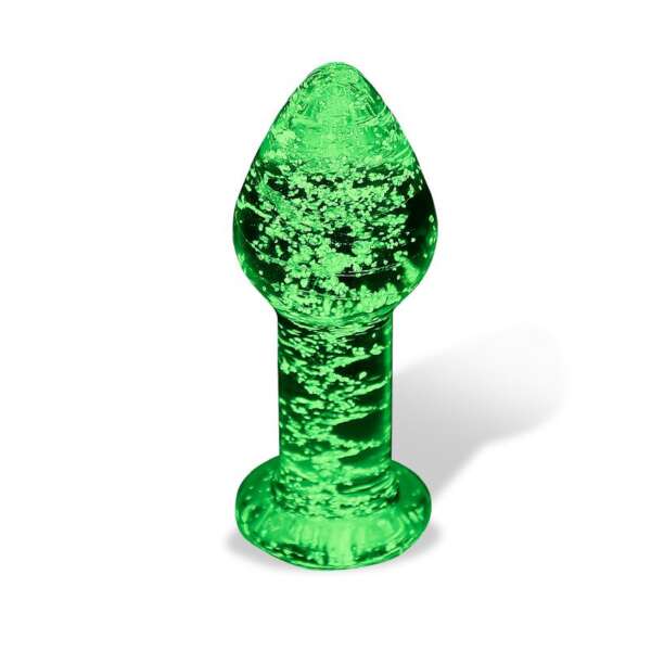 Glow in the Dark Glass Butt Plug – Image 7
