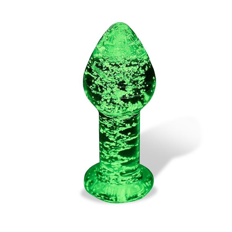 Glow in the Dark Glass Butt Plug – Image 7