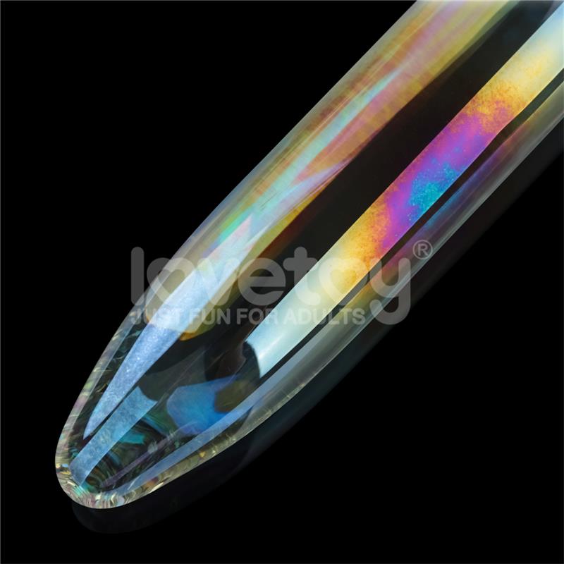 Glow in the Dark Glass Dildo Twilight Gleam Prism Glass – Image 3