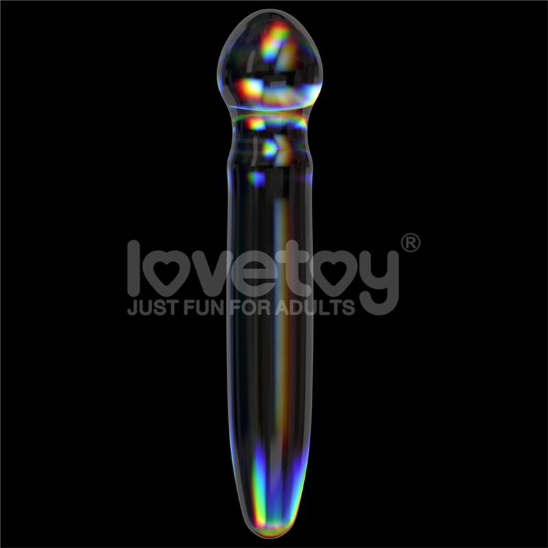 Glow in the Dark Glass Dildo Twilight Gleam Prism Glass – Image 4