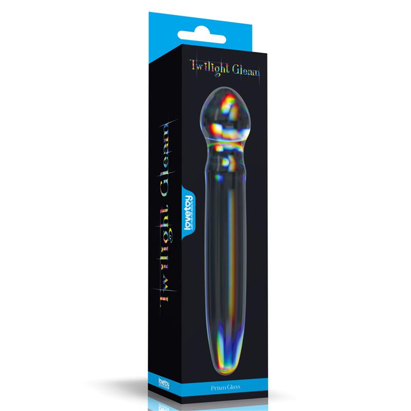 Glow in the Dark Glass Dildo Twilight Gleam Prism Glass – Image 5