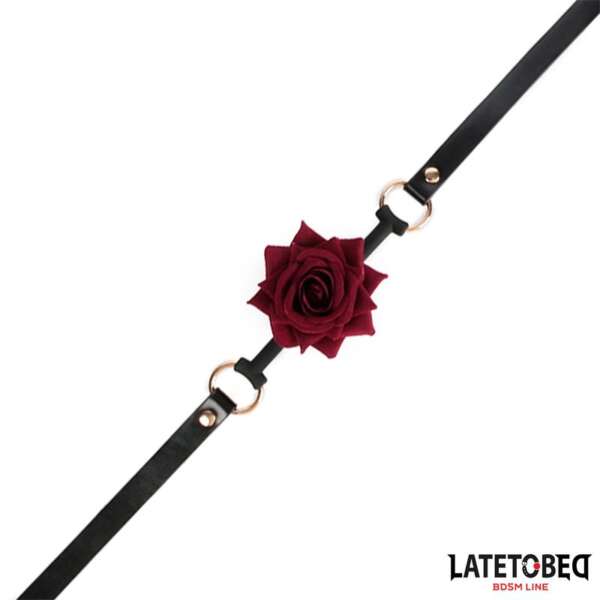 Gold Metal rose gag Ball – Image 5