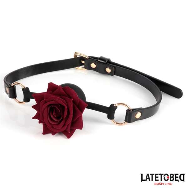 Gold Metal rose gag Ball – Image 6