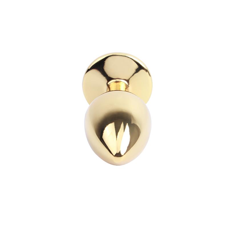 Golden Butt Plug with Blue Jewel – Image 6