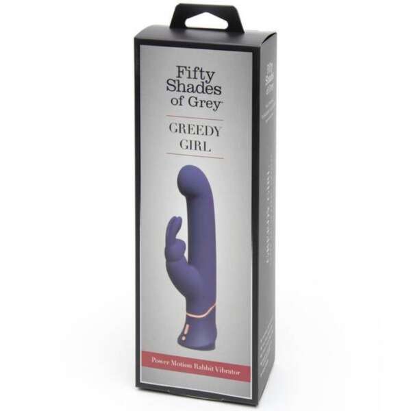 Greedy Girl Vibe with Thrusiting Movements G-Spot Stimulator and Rabbit Purple – Image 3