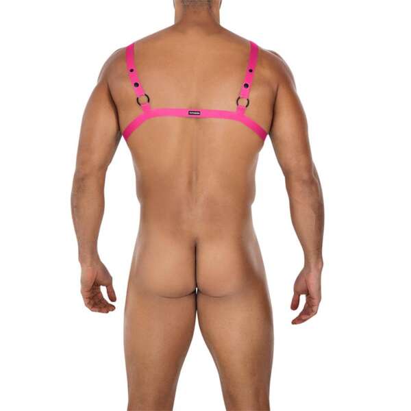 H4RNESS04-C Ring Crossed Harness HotPink One Size – Image 3