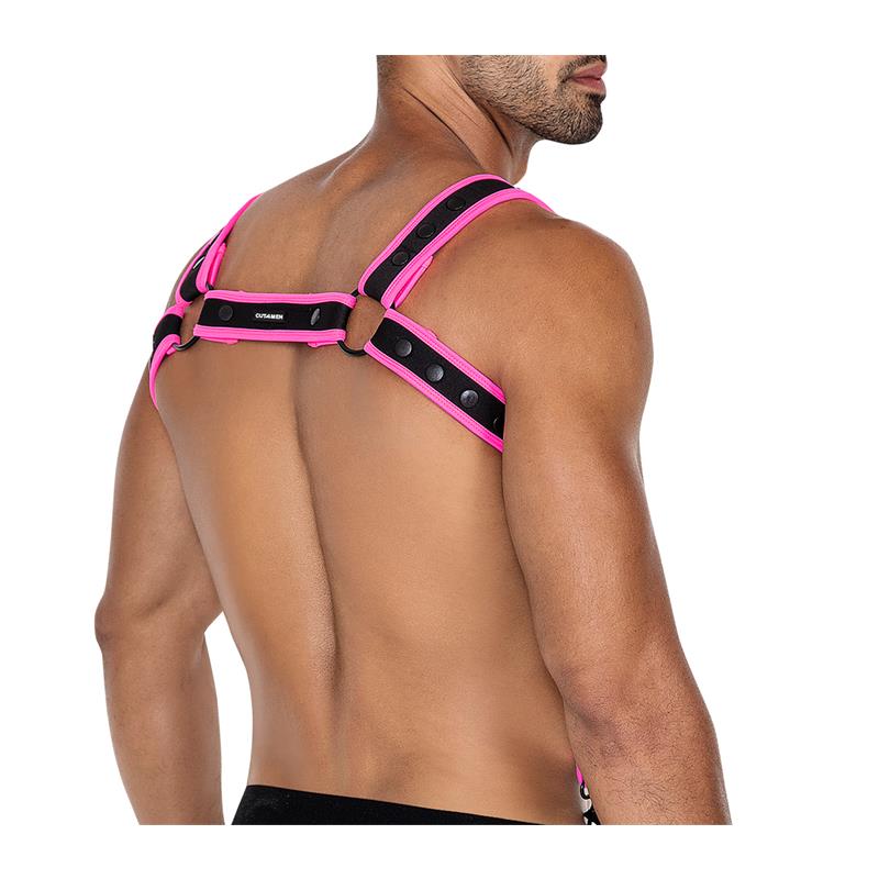 H4RNESS05 Chest Harness Neon HotPink One size – Image 5