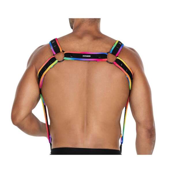 H4RNESS05 Chest Harness Neon MultiColor One size – Image 5
