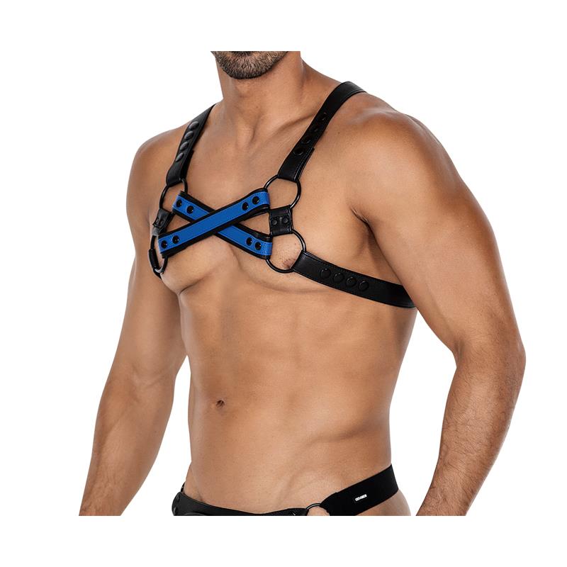 H4RNESS06 Chest Harness 4WAY Radiant Blue One Size – Image 3