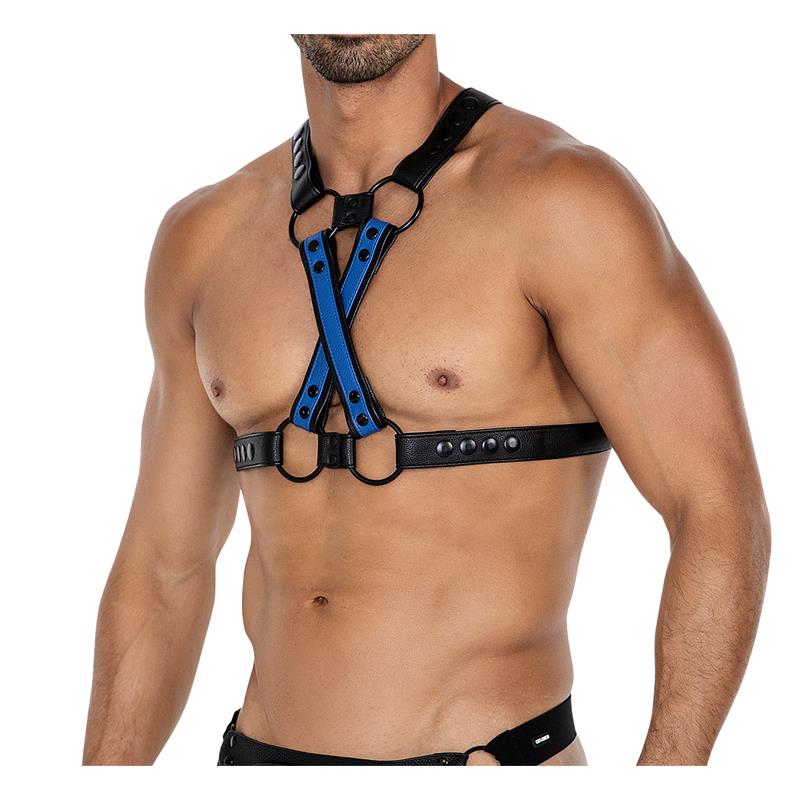 H4RNESS06 Chest Harness 4WAY Radiant Blue One Size – Image 4