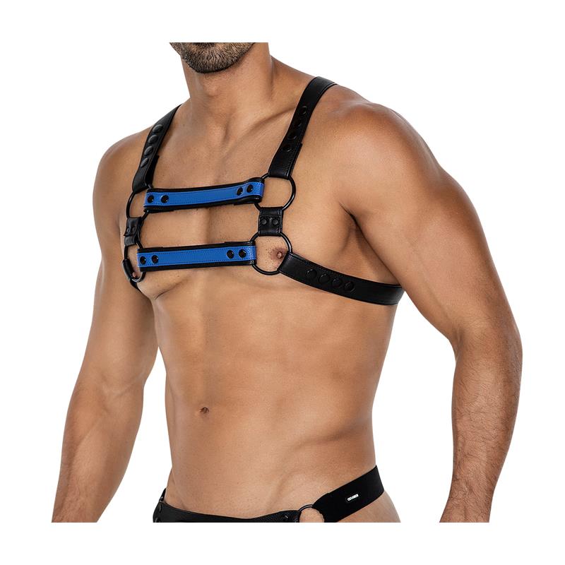 H4RNESS06 Chest Harness 4WAY Radiant Blue One Size – Image 5