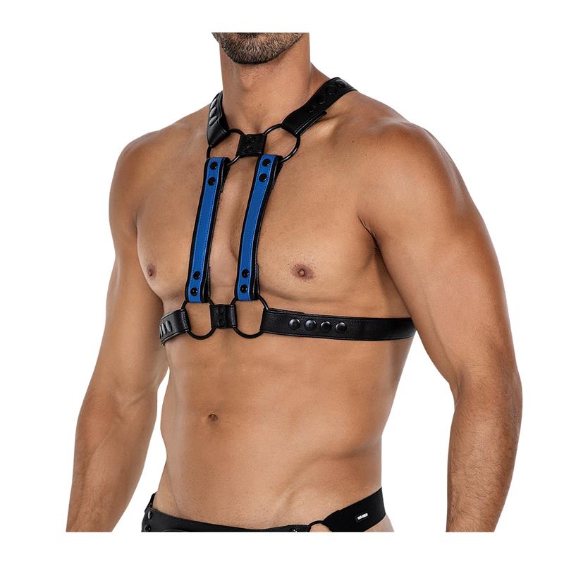 H4RNESS06 Chest Harness 4WAY Radiant Blue One Size – Image 6