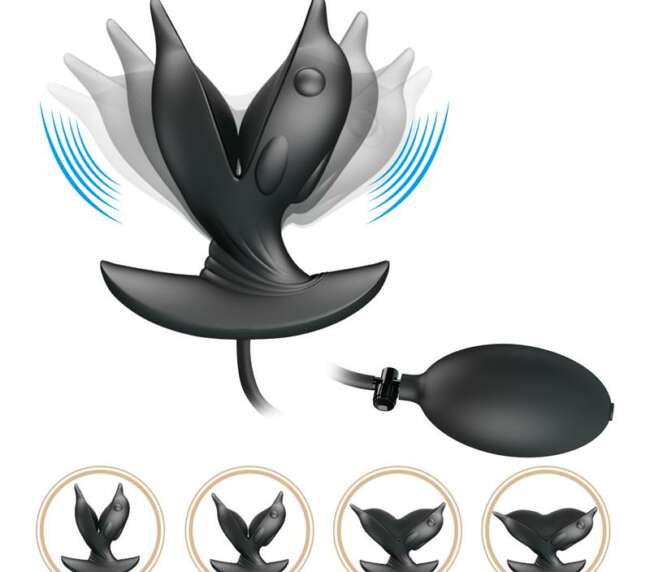 Hanson Inflatable Butt Plug with Vibration