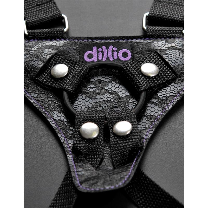 Harness with Dildo 16,5 cm Purple – Image 10