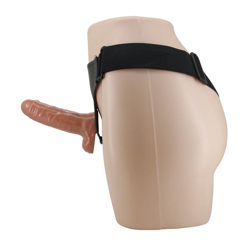 Harness with Double Retractable Dildo with Vibration – Image 3