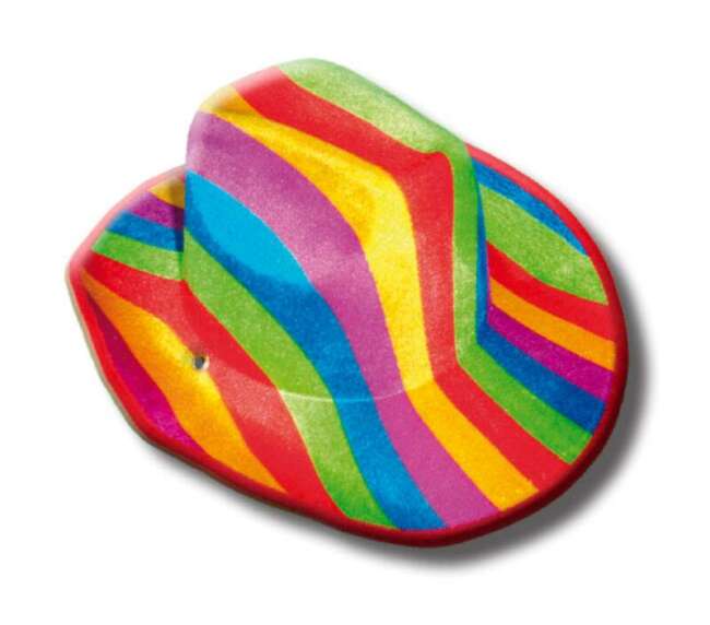 Hat with LGBT+ Colors