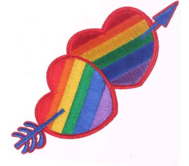 Heart Clothe Parch LGBT+ Colors