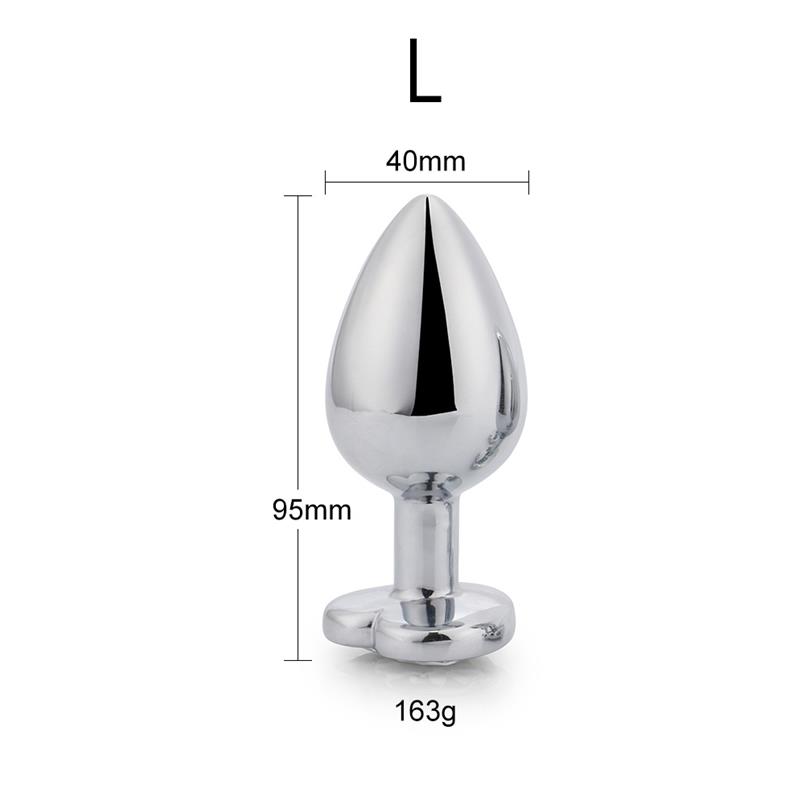 Heart Shaped Butt Plug Size Talla L – Image 5