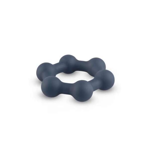 Hexagon Cockring With Steel Balls – Image 6