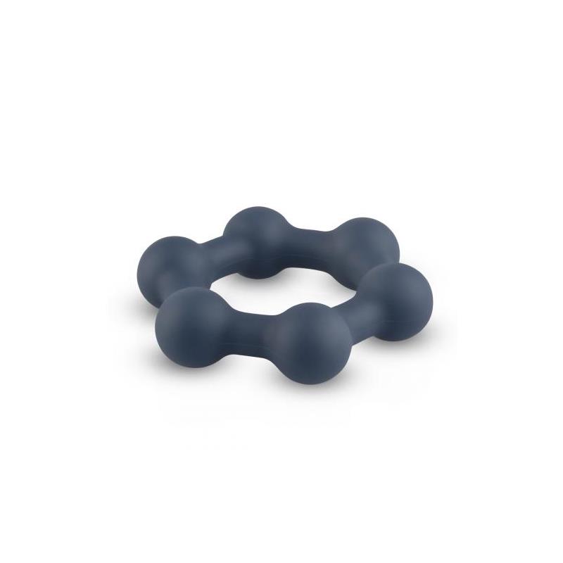 Hexagon Cockring With Steel Balls – Image 6