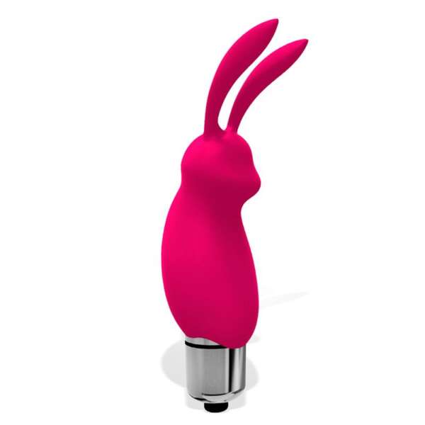 Hopye Rabbit Vibrating Bullet Silicone Pink – Image 5