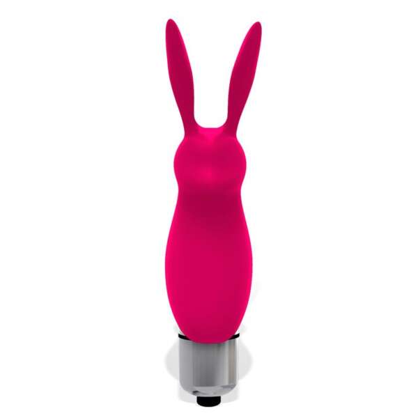 Hopye Rabbit Vibrating Bullet Silicone Pink – Image 6