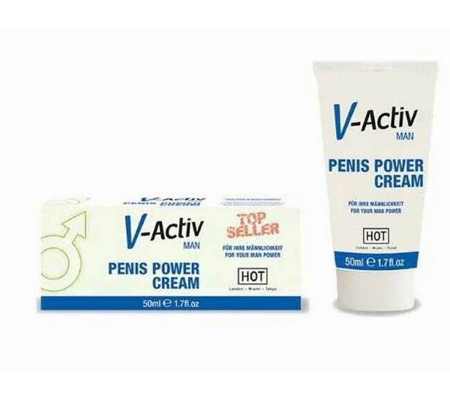 Hot V-Activ Penis Power Cream for Men 50 ml