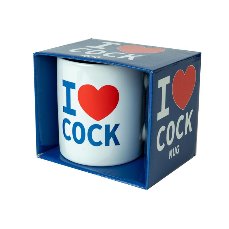 I Love Cock Ceramic Mug – Image 3